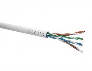 SOLARIX CAT5E UTP PVC - Datový kabel, licna, šedý (27800302)