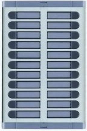 URMET 925/022 Tlačítkový panel bez prostoru pro hlasovou jednotku, 22 tlačítek, 2 sloupce