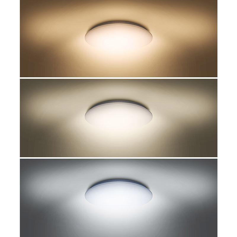 Solight LED stropní světlo Plain, 3CCT, 36W, 2520lm, 3000K, 4000K, 6000K, kulaté, 45cm