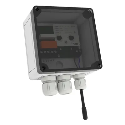 ELKO EP TEV-1 Dvojúrovňový vodotěsný (IP65) termostat, teplotní rozsah -20.. +20 °C (2912)