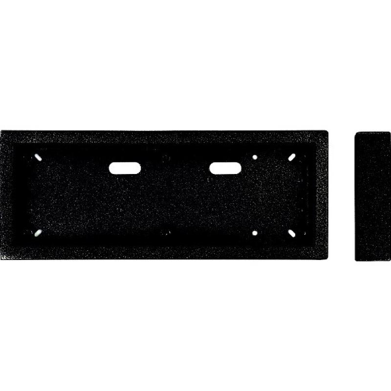 TESLA STROPKOV 4FF 090 93.5 - Krabice KARAT horizontální nad omítku HNO 3 rám (černá)