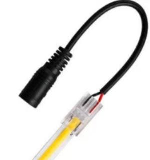 Solight napájecí konektor pro COB LED pásy, 15cm, balení 1ks, sáček