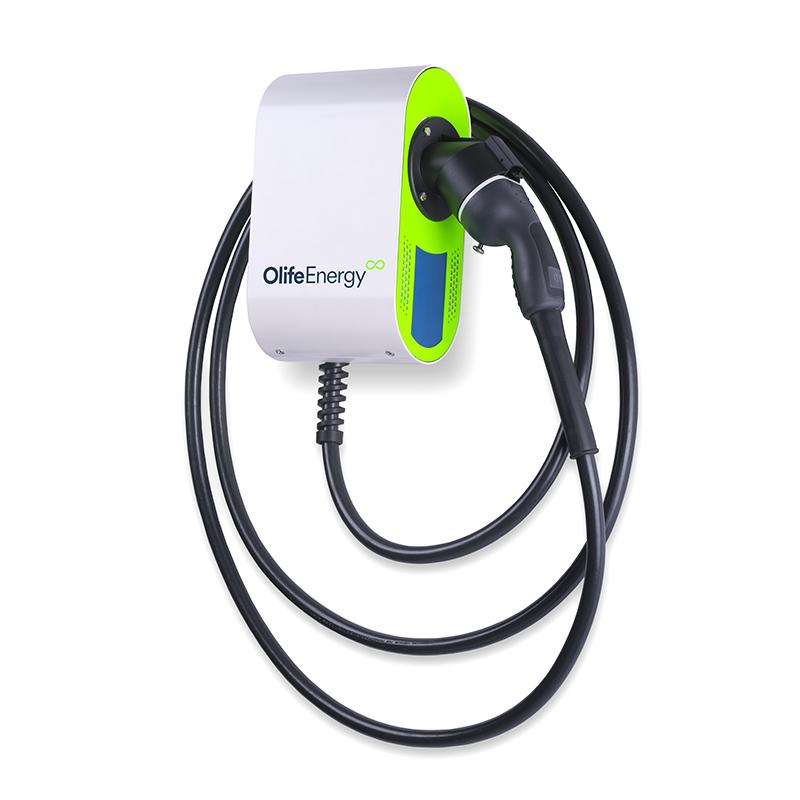 OlifeEnergy WallBox - SMART AC 22kW, kabel rovný Typ 2, včetně  RFID, Automód, OCPP, funkce služby