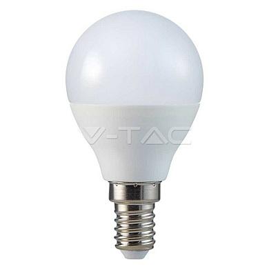 LED Bulb - SAMSUNG Chip 5.5W E14 P45 Plastic Natural White,  VT-236