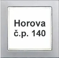TESLA STROPKOV 4FK 212 90.5 Modul záslepka KARAT bez podsvitu (nerez INOX)