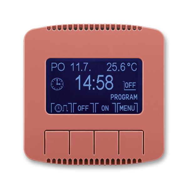 ABB Tango 3292A-A10301 R2 termostat programovatelný, vřesová červená