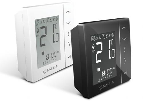 SALUS VS20WRF-Bezdrátový termostat 4v1, nástěnný, bílý, napájení 4xAAA bat