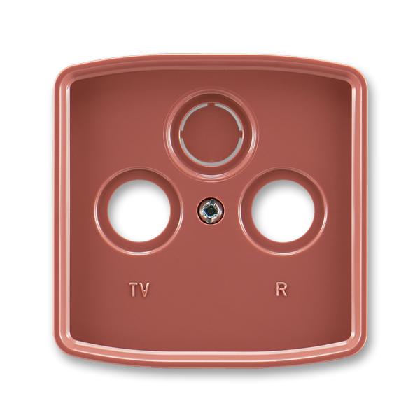 ABB Tango 5011A-A00300 R2 Kryt zásuvky anténní TV+R+SAT, vřesová červená