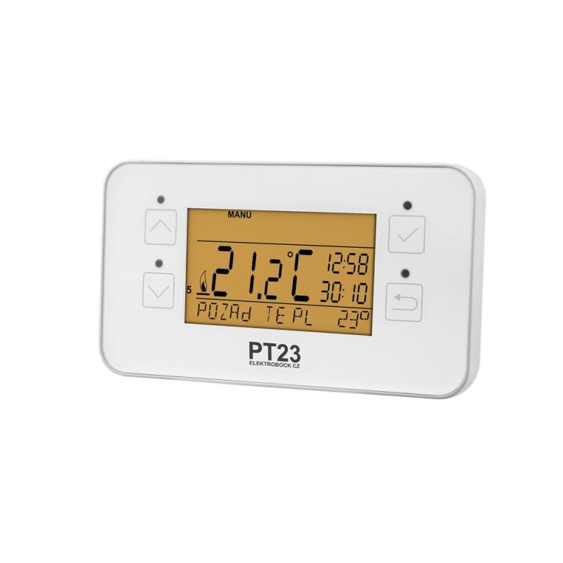 ELEKTROBOCK PT23 - Programovatelný termostat s dotykovým ovládáním (0647)