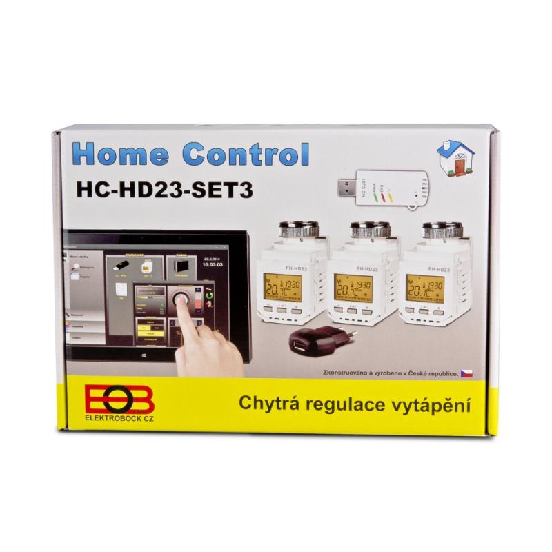 ELEKTROBOCK HC-PH-HD23 set3 - Home Control regulační set.  teplovodního vytápění (1353)