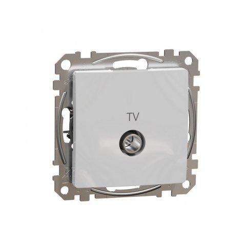 SCHNEIDER Sedna  SDD113471 - TV zásuvka koncová 4dB, Aluminium