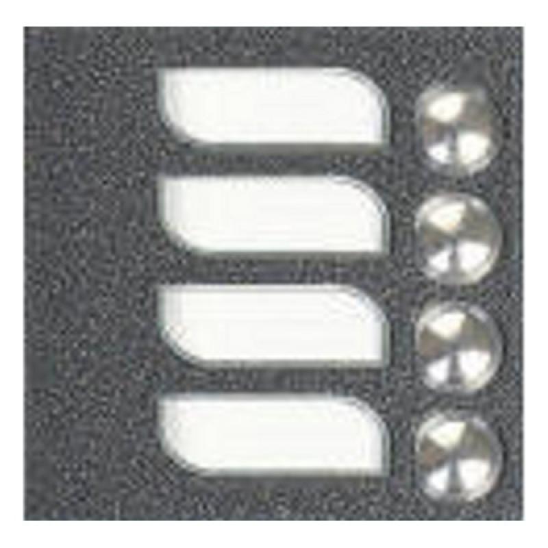 TESLA STROPKOV 4FN 231 03.2/F - Modul 4 tlač. (4 jmenovky) KARAT 2-BUS (antika stříbrná)
