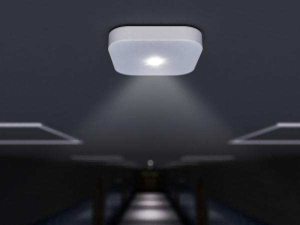 PANLUX PN35200028 - CORDELIA OPEN AREA přisazené nouzové LED svítidlo 3W 3h, černá