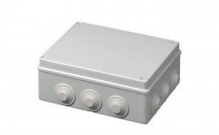 MALPRO S-BOX 506M - Elektroinstalační krabice na zeď, 240x190x90mm. IP55, 12 průchodek