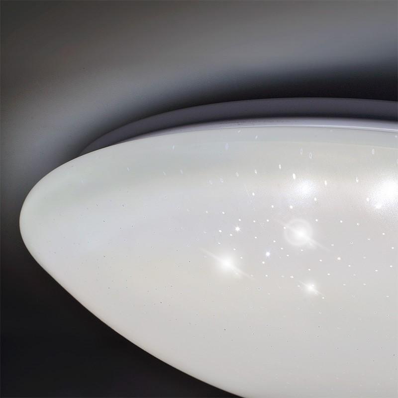 Solight LED stropní světlo Star, kulaté, 24W,1440lm, dálkové ovládání, 37cm