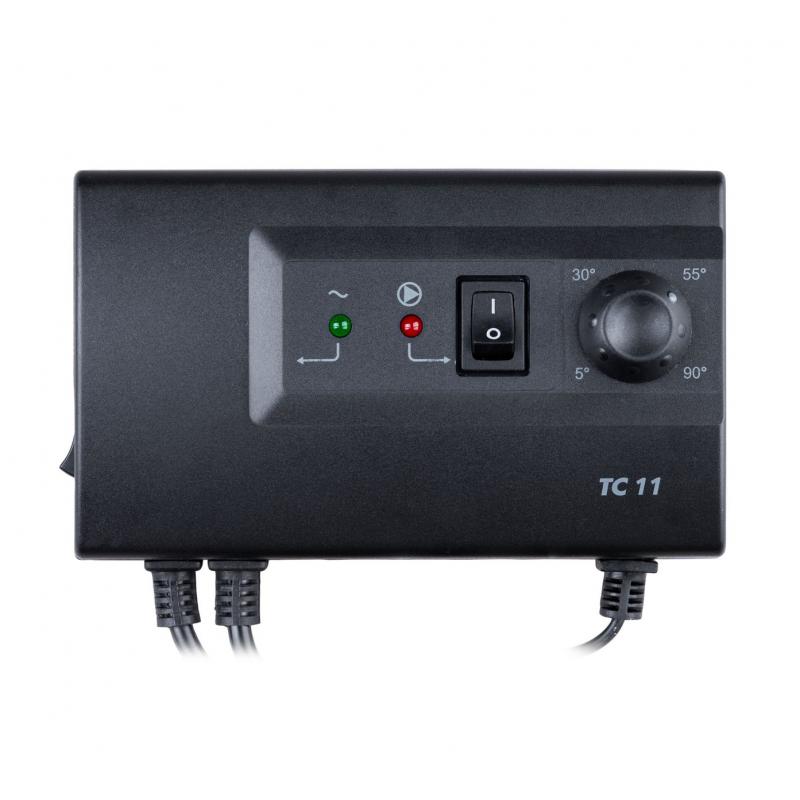 SALUS TC 11-Termostat pro ovládání oběhového čerpadla s příložným čidlem, napájení 230V