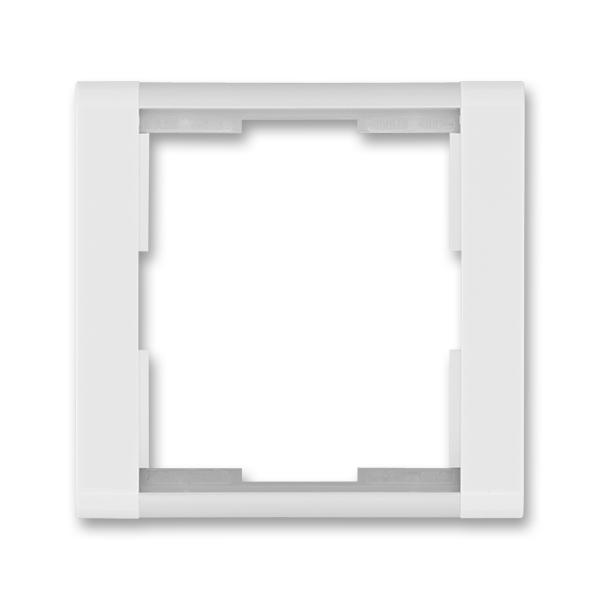ABB Time 3901F-A00110 03 rámeček jednonásobný, bílá/ bílá