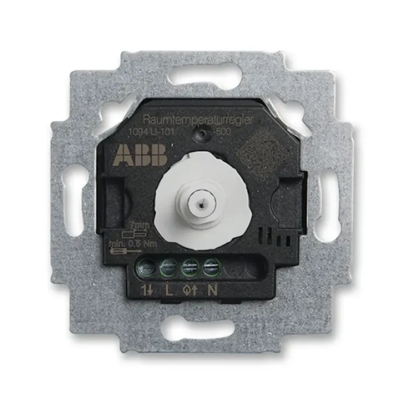 ABB Zoni 2CKA001032A0525 - Přístroj termostatu prostorového s otočným ovládáním, spínací kontakt ty