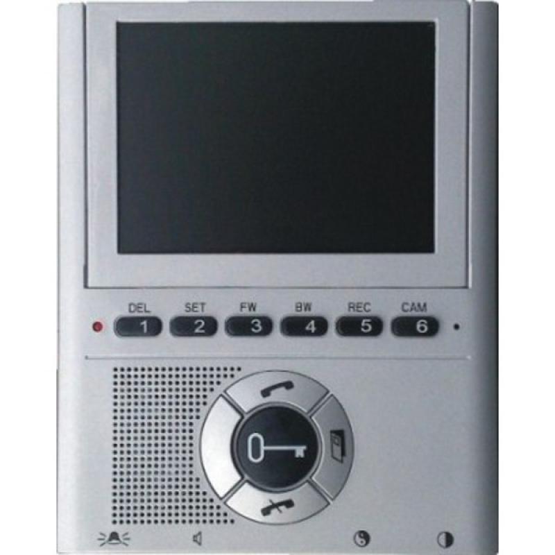 TESLA STROPKOV 4FP 211 45.2 - Barevný HANDSFREE videotelefon (stříbrný) s pamětí obrazu