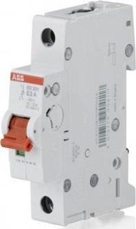 ABB  SD201/63 -  1 pólový odpínač na DIN, In: 63A, pro 253V AC/60V DC(2CDD281101R0063)