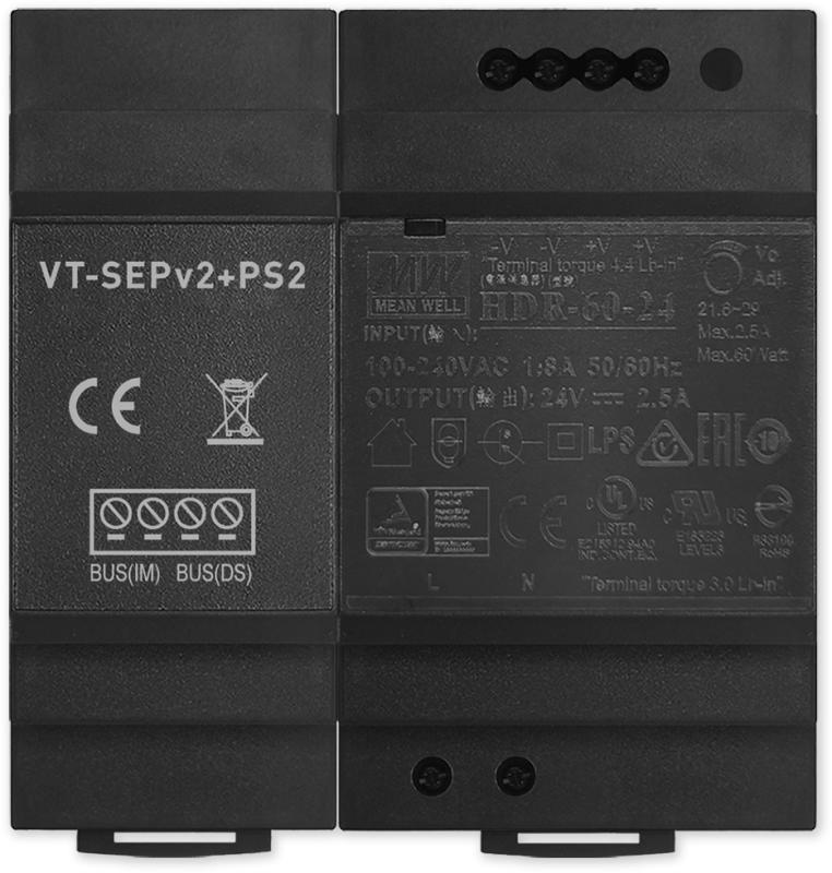 V-LINE VT-SEPv2+PS2 - zdroj se směšovačem napětí a dat (2008-058)