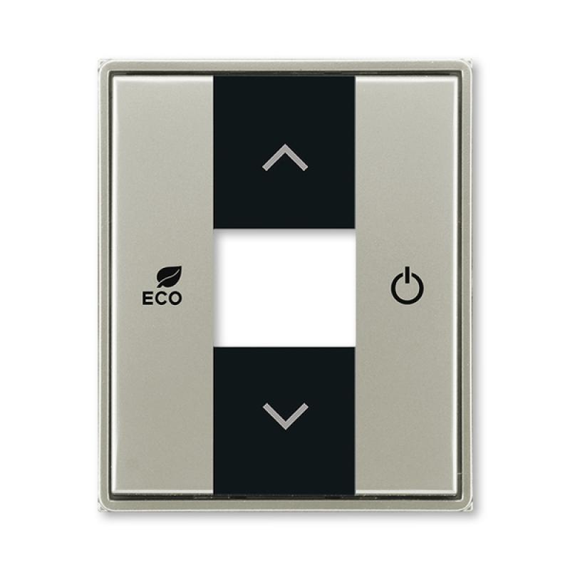 ABB 6220E-A03000 32 - Kryt pro termostat prostorový, starostříbrná, Time
