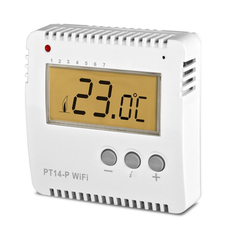 ELEKTROBOCK PT14-P-WIFI - Programovatelný prostorový WiFi termostat (0667)