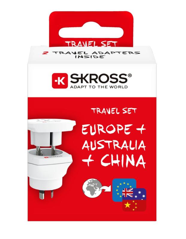 SKROSS cestovní adaptér Australia/China Combo pro Austrálii a Čínu