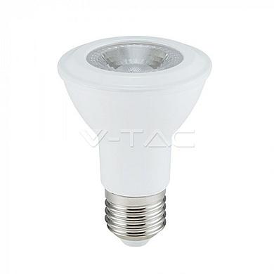 LED Bulb - SAMSUNG Chip 7W E27 PAR20  Plastic White,  VT-220