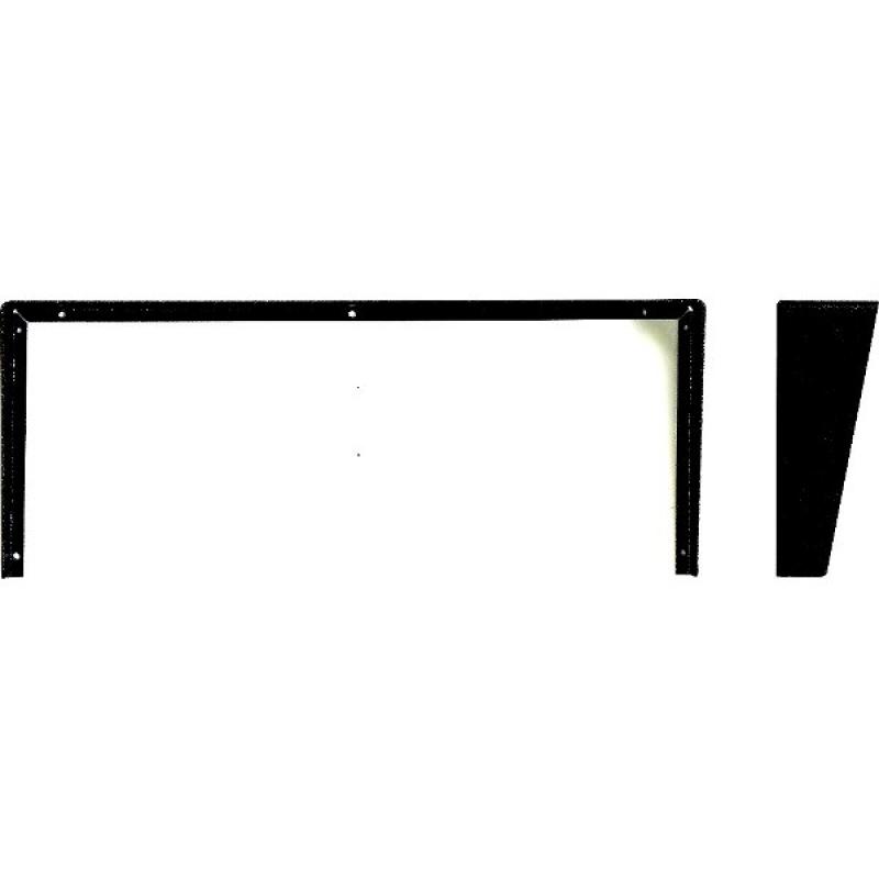 TESLA STROPKOV 4FA 690 33.5 - Stříška KARAT horizontální pod omítku HPO 3 rám (černá)