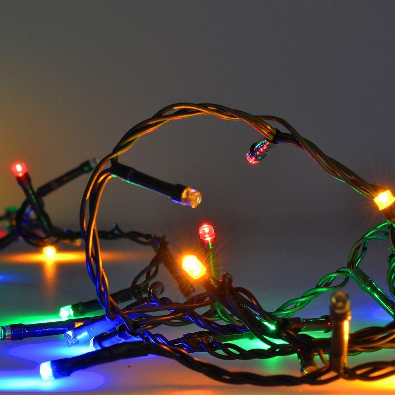 Solight LED WIFI smart venkovní vánoční řetěz, 240 LED, 12m, přívod 5m, teplá bílá + vícebarevný