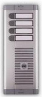 URMET 925/104 Tlačítkový panel pro hlasovou jednotku, 4 tlačítka, 1 sloupec