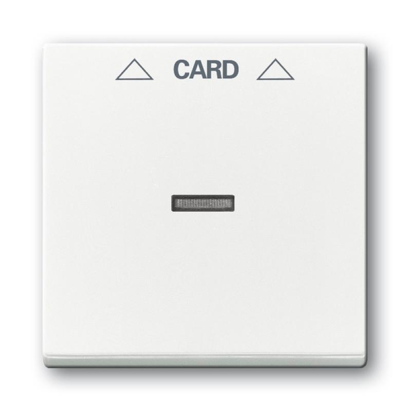ABB Future linear 2CKA001710A3641 - Kryt spínače kartového, s čirým průzorem, studio bílá