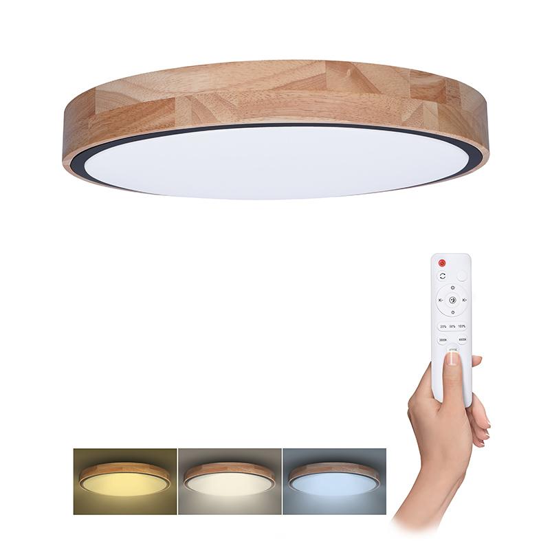 Solight LED osvětlení s dálkový ovladačem Iron Oak, 48W, 3360lm, 40cm, změna chromatičnosti, stmívat