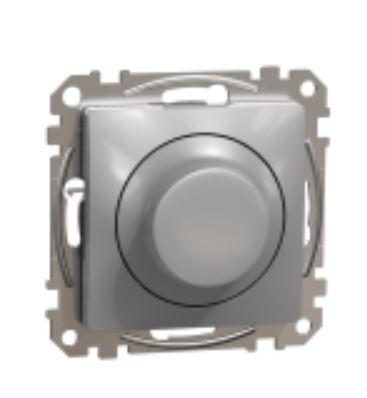 SCHNEIDER Sedna  SDD113502 - Univerzální otočný LED stmívač, Aluminium