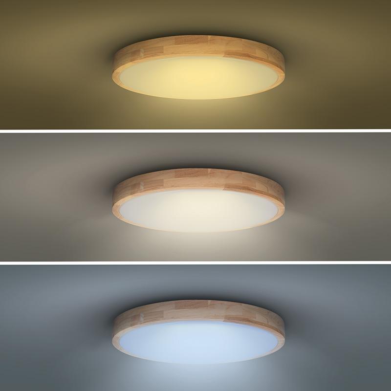 Solight LED osvětlení s dálkový ovladačem Solid Oak, 60W, 4200lm, 51cm, změna chromatičnosti, stmíva