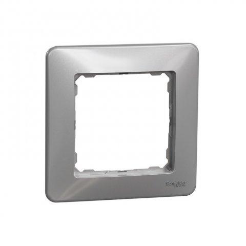 SCHNEIDER Sedna  SDD313801 - Rámeček jednonásobný, Aluminium