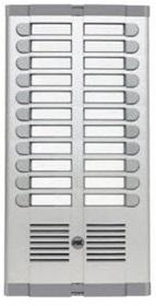 URMET 925/222 Tlačítkový panel s prostorem pro hlasovou jednotku, 22 tlačítek, 2 sloupce