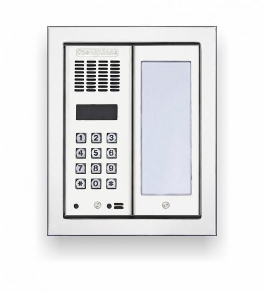CZECHPHONE 4004005579-Zvonkové tablo DUO+, kód. klávesn. až 22 jmen+RFID MIFARE(2M)-do rámu