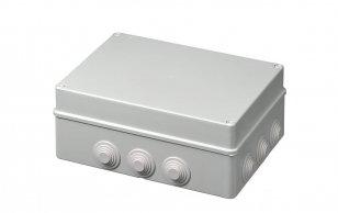 MALPRO S-BOX 606M - Elektroinstalační krabice na zeď, 300x220x120mm. IP55, 12 průchodek