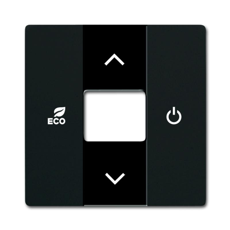 ABB 2CKA006220A0631 - Kryt pro termostat prostorový, mechová černá, Future® linear