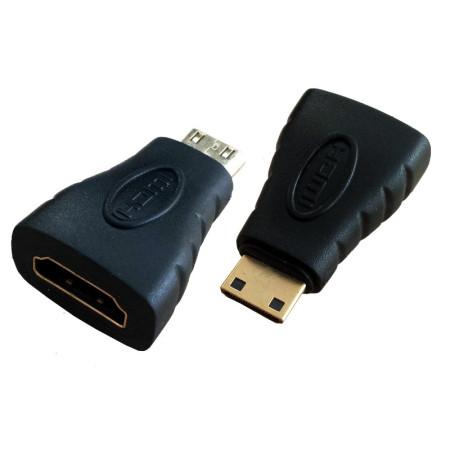 MKF-1361 HDMI-HDMI Mini, redukce, černá - Propojovací adaptér (redukce), pro změnu konektorů z HDMI