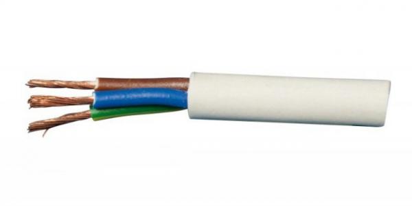 NKT - kabel CYSY H05VV-F 3G4 BÍLÁ