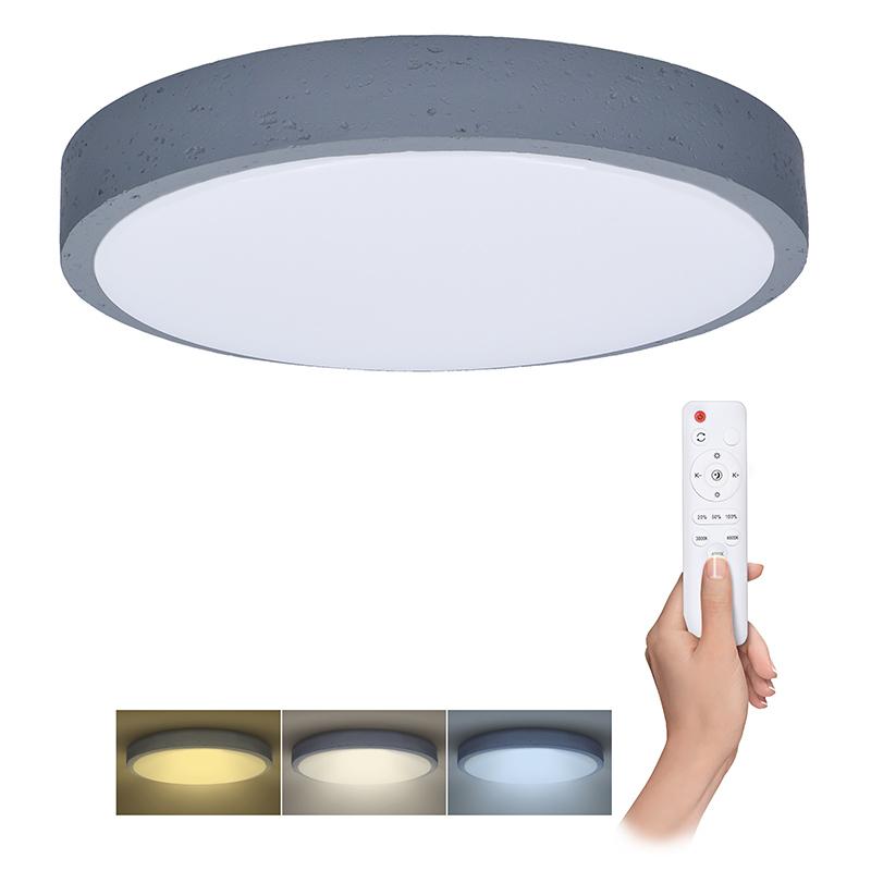 Solight LED osvětlení s dálkový ovladačem Grey, 60W, 4200lm, 49cm, změna chromatičnosti, stmívatelné