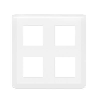 LEGRAND Mosaic  078838L - Krycí rámeček vodorovný, 2x2x2M, bílá