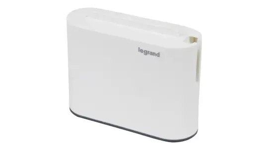 LEGRAND 049401 - Nabíječka USB A+C rozdvojka 2x2P, bílá/tmavě šedá