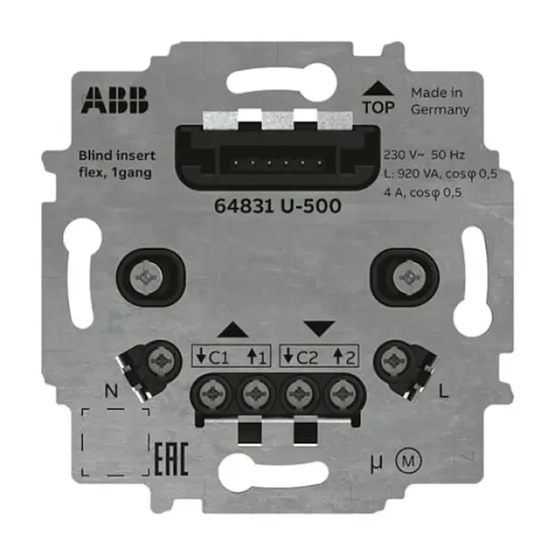 ABB free@home 2CKA006400A0096 - Přístroj žaluziového spínače flex, pro krátkocestné ovládání t
