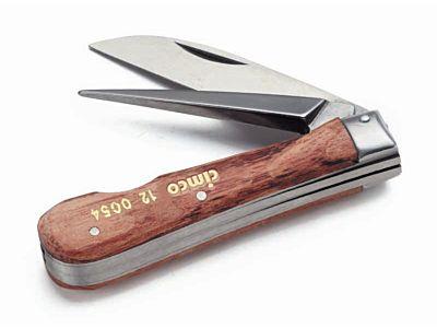 CIMCO 120054 - Kapesní dřevěný nůž dvoudílný