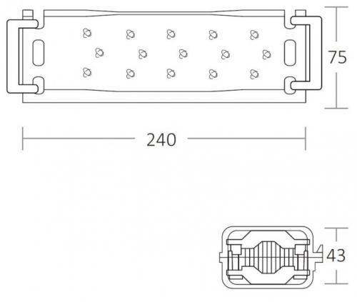 ELEMAN SHARK 525WS - Spojka gelová se sv. 5x(6-25mm2) odleh spona, Cu/Al, 0,6/1kV(1005301)