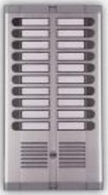 URMET 925/220 Tlačítkový panel s prostorem pro hlasovou jednotku, 20 tlačítek, 2 sloupce